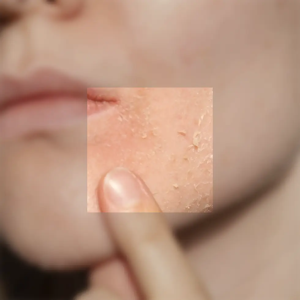 Dry and dehydrated skin