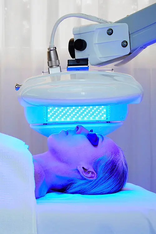 Dermalux LED light therapy to help improve skin health, radiance and recovery